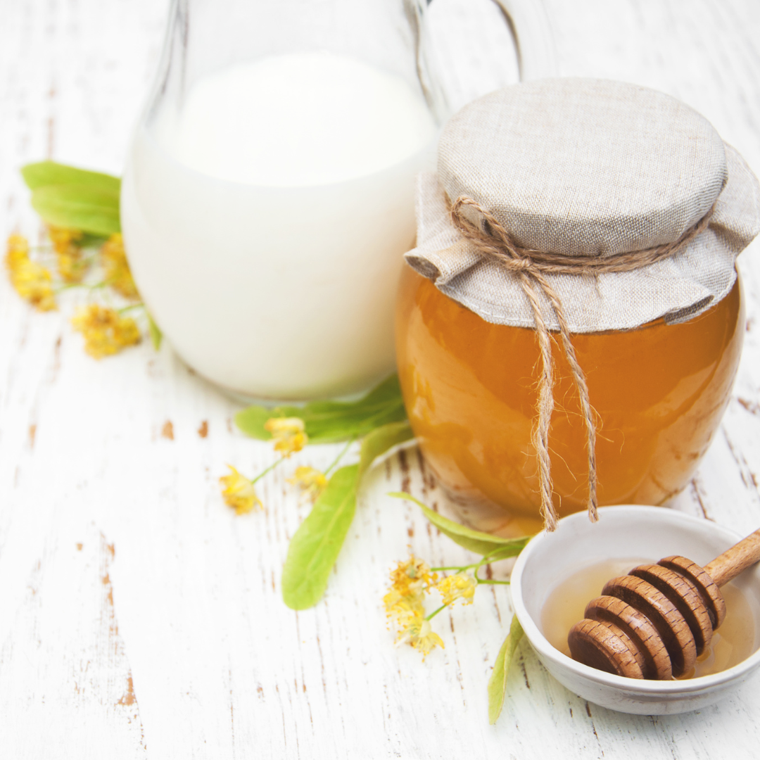 consume the food of royalty, milk and honey