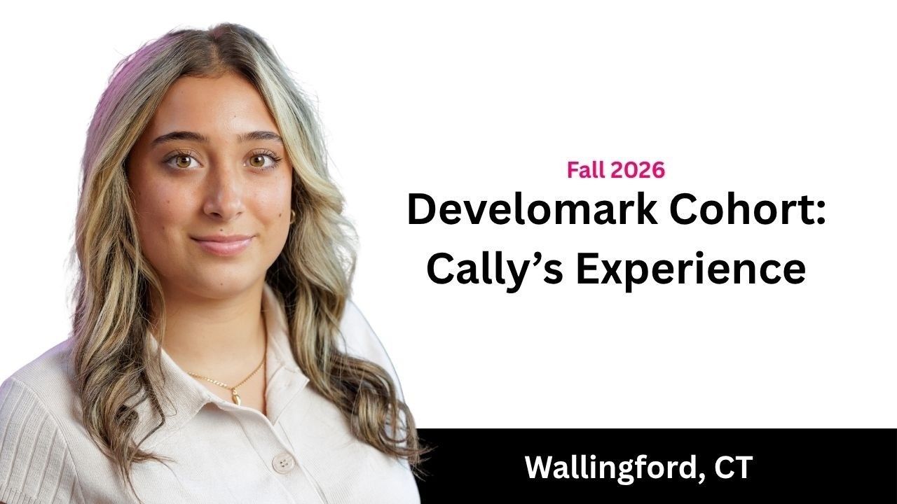 Cally Chvisuk Fall 2026 Develomark Cohort spotlight video, Quinnipiac marketing graduate