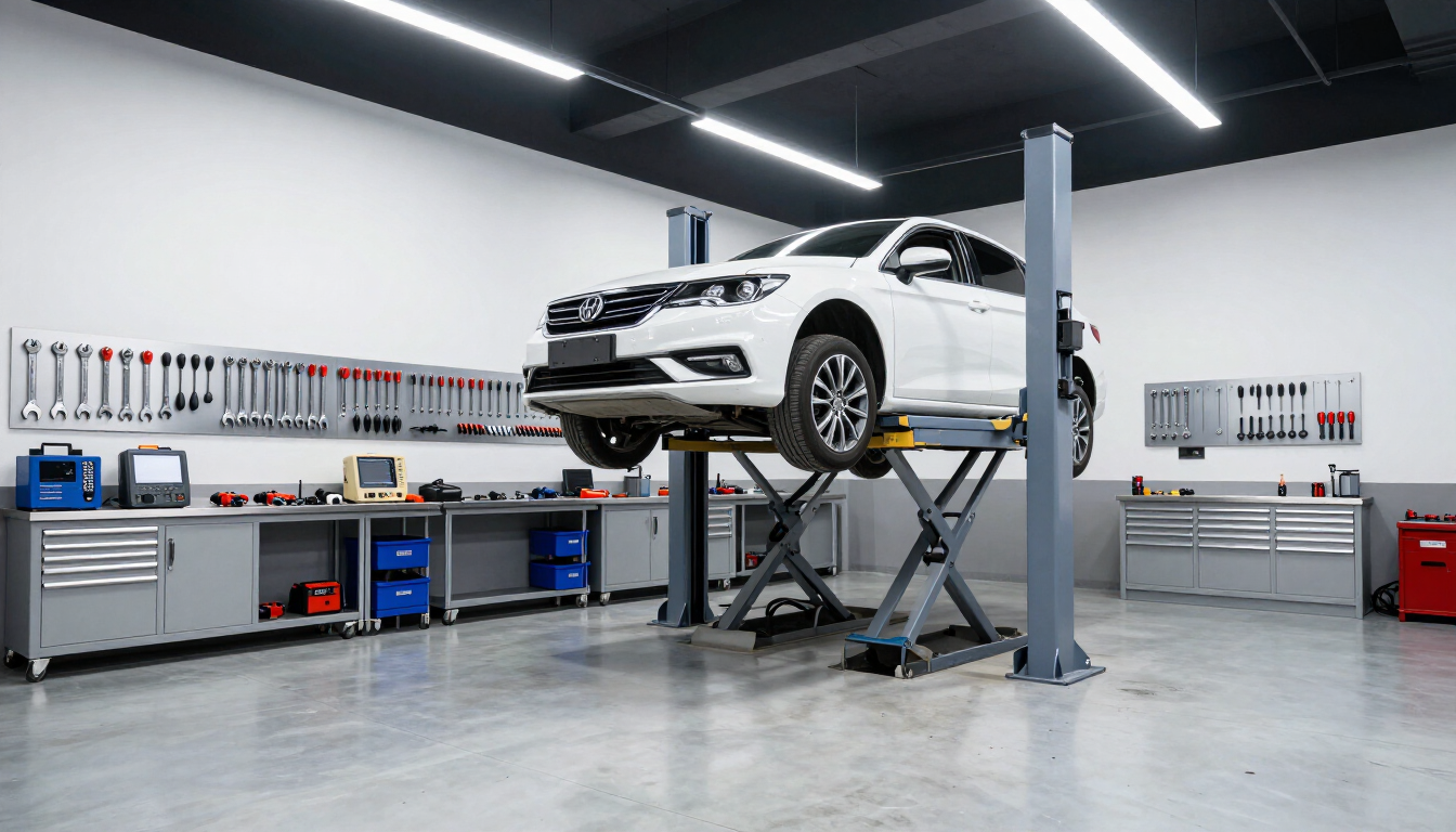 Auto Repair Shop Interior