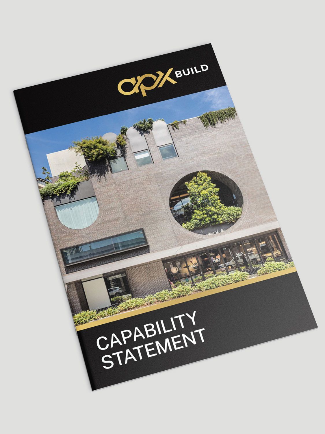 branding, Sydney graphic design business, corporate design, apx build, Sydney construction, capability statement