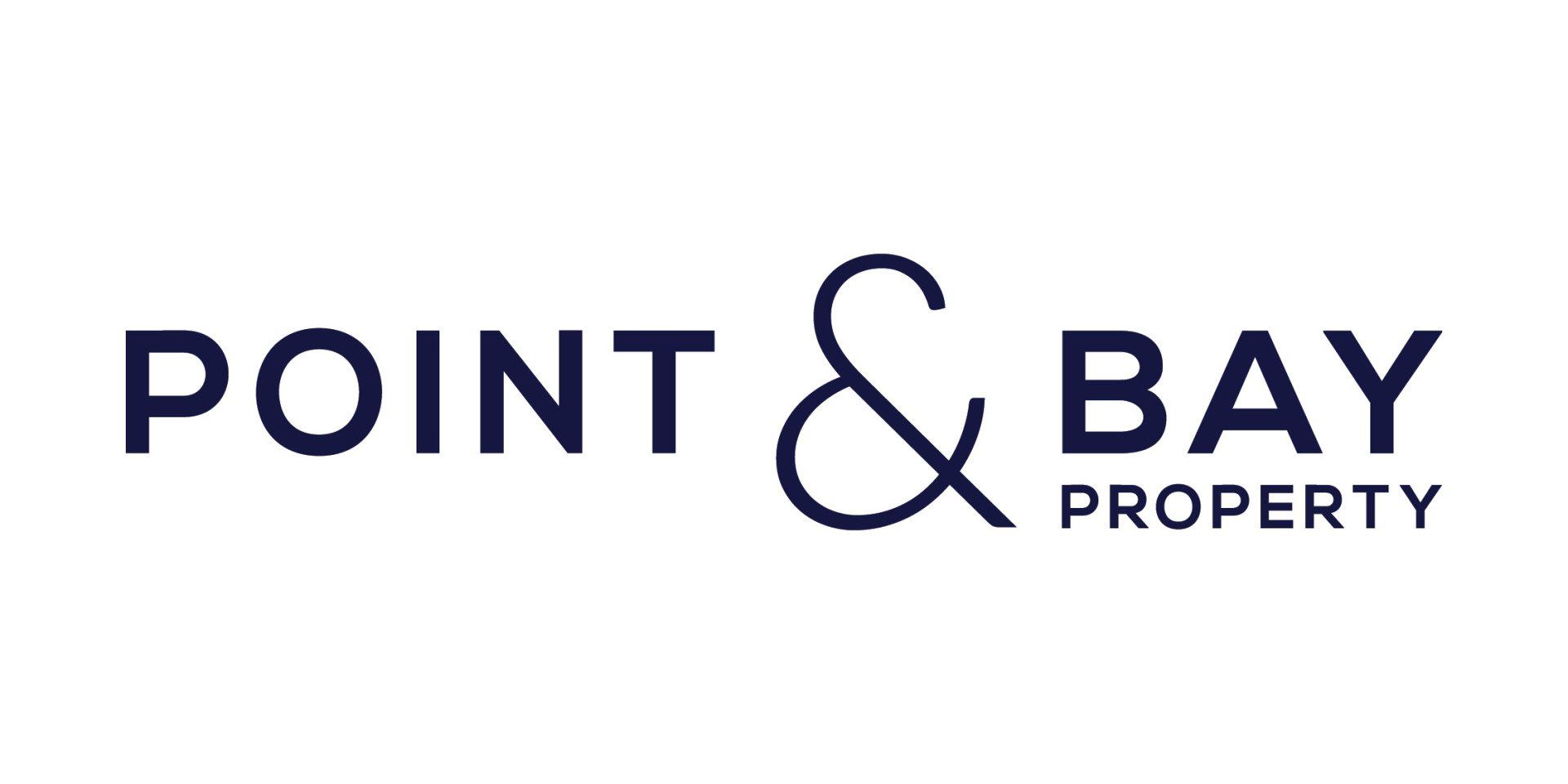 point and bay property logo, custom logo design, logo design