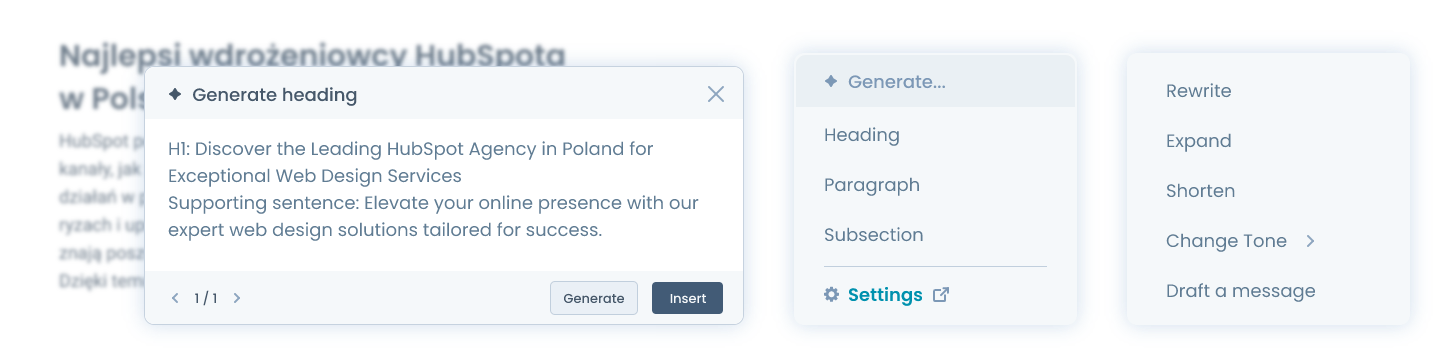 content assistant