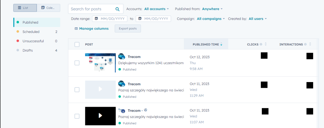 Integration with social media profiles
