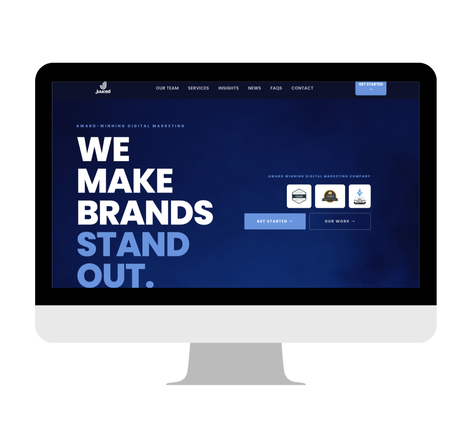 New website design