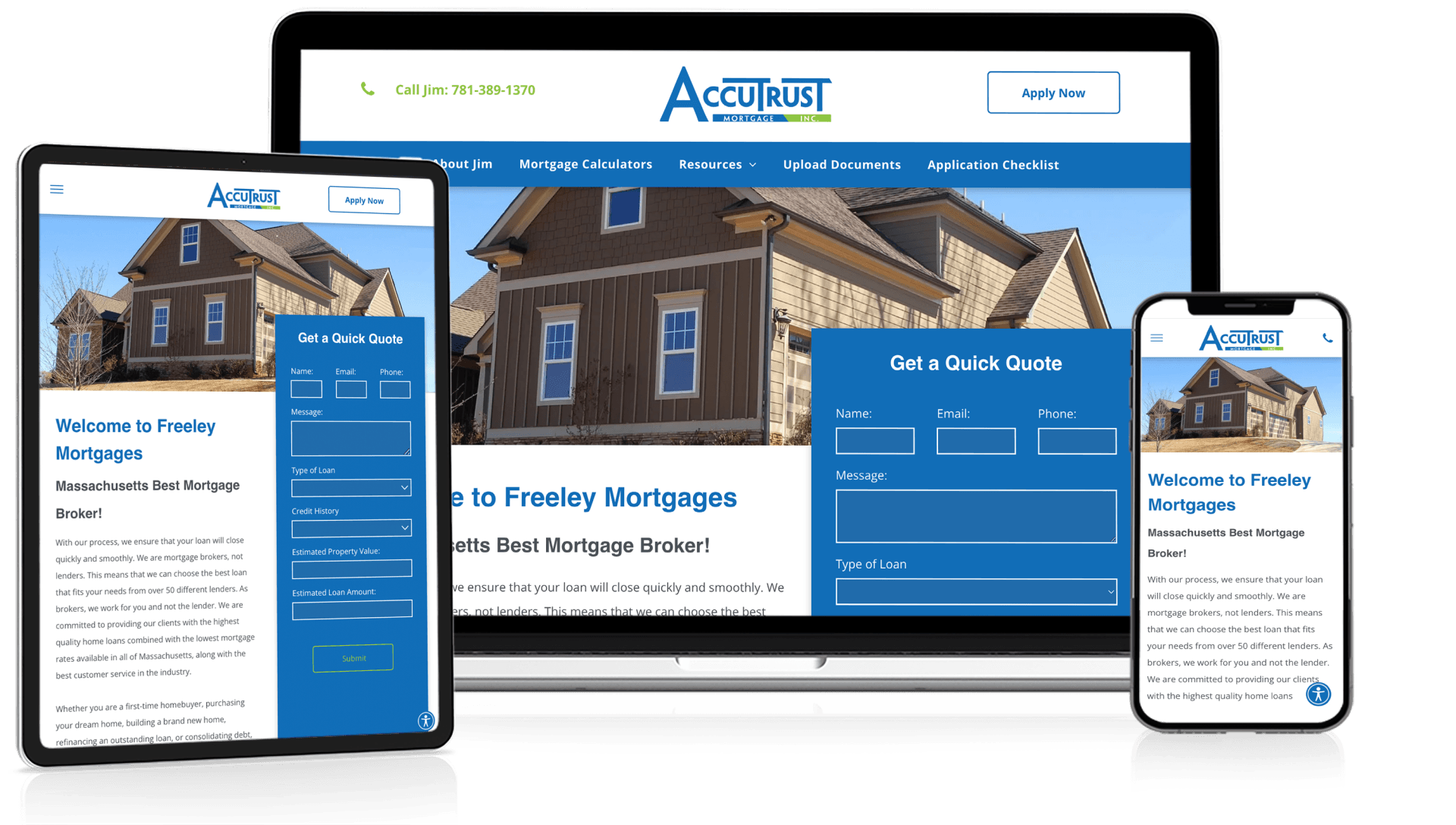 Website Design for Mortgage Brokers