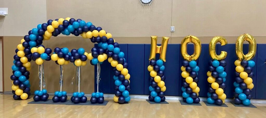 Decorated gym for a