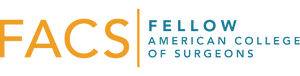 The logo for the fellow american college of surgeons