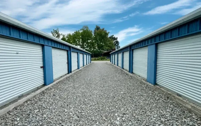 Drive Up Unit Rows & Road