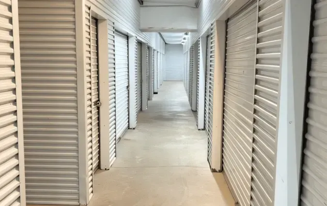 Interior storage unit row