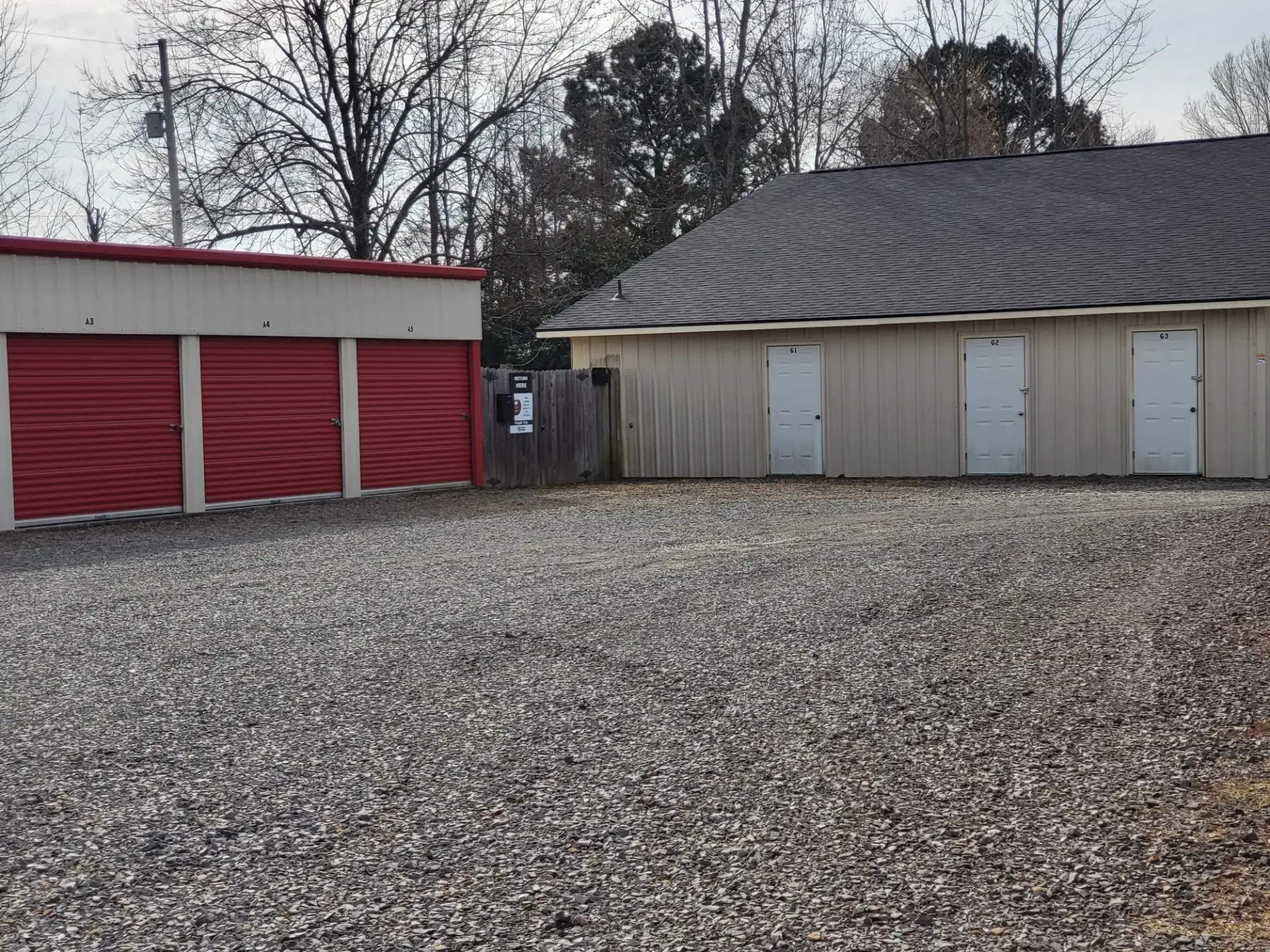 Drive up self storage