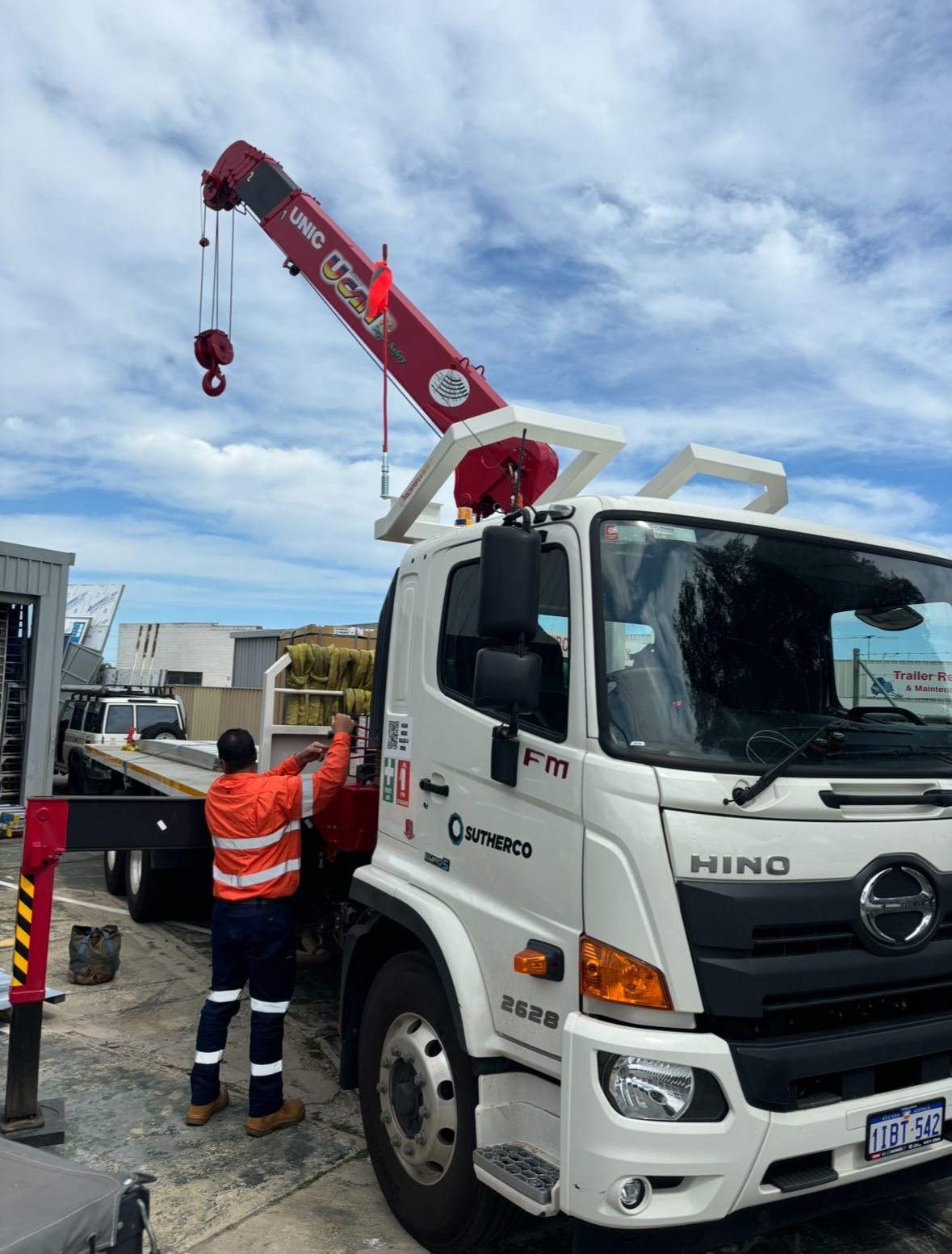 HIAB Fleet Rentals Perth, Mine Spec 4x4 HIAB Truck Rentals