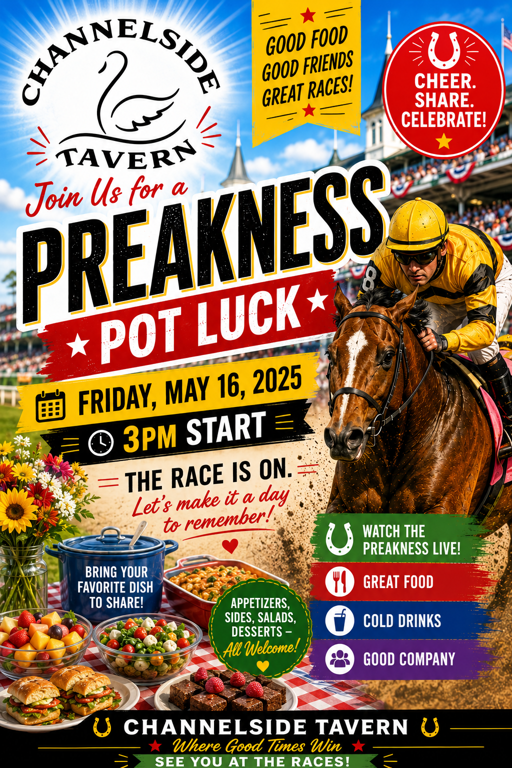 Restaurant promotion flyer