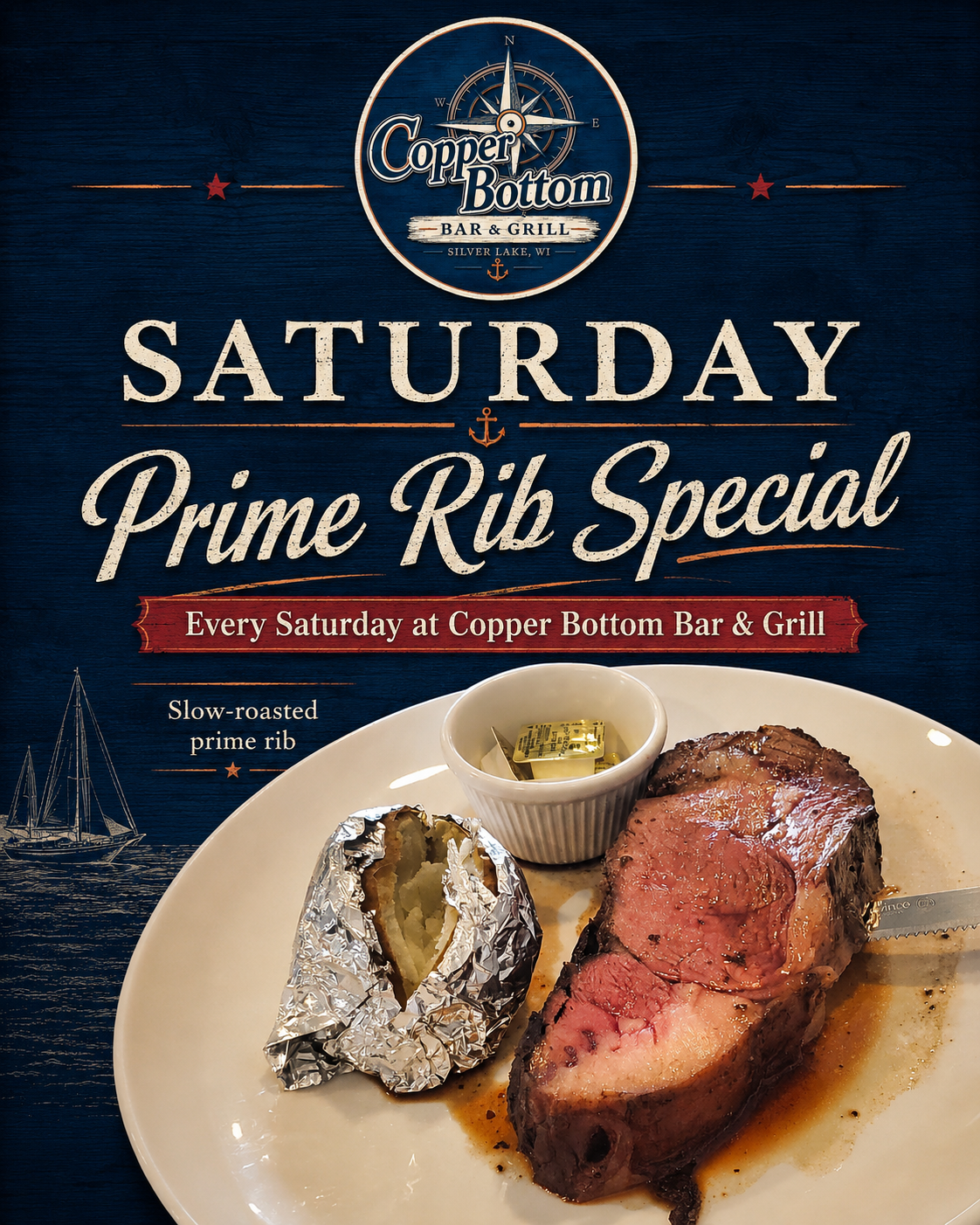 Restaurant menu design preview