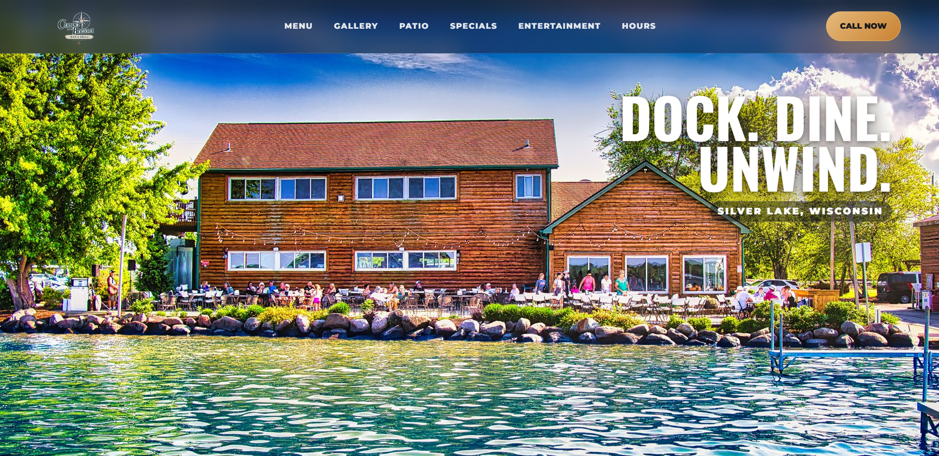 Copper Bottom completed website showcase