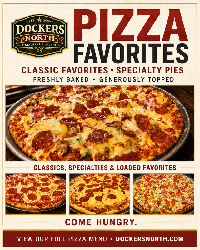 Dockers North Pizza Favorites promotional graphic