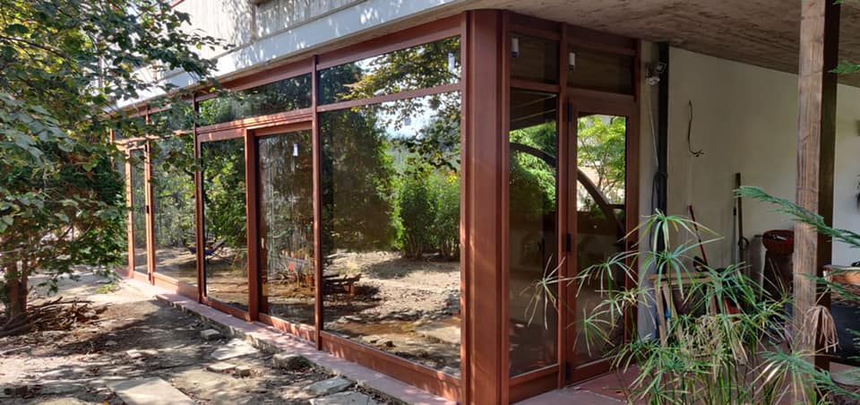 Veranda in alluminio