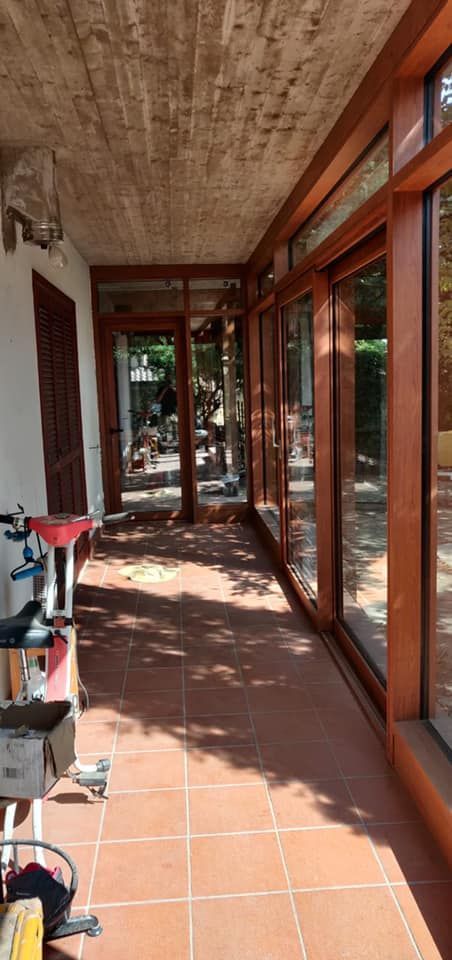 Veranda in alluminio