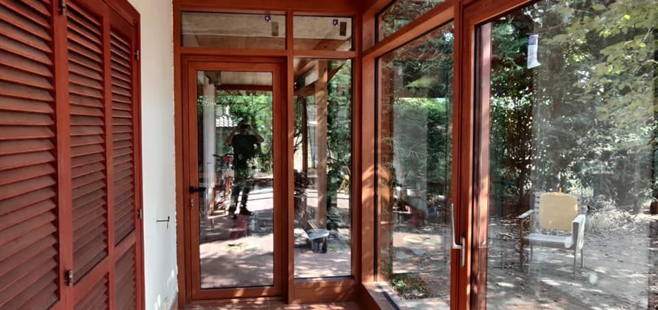 Veranda in alluminio