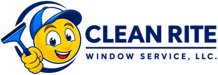 Clean Rite Window Service LLC logo in light gray with stylized window icon and text