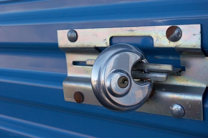 Padlock on Storage Locker — Richmond, ME – Acord Self Storage