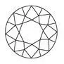 Black-and-white geometric circular pattern resembling a stained-glass rose window