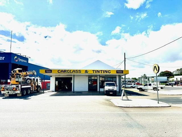 A Car Glass and Tinting Shop With a Truck Parked in Front of It — O'Brien Carglass & Tinting in Mareeba, QLD