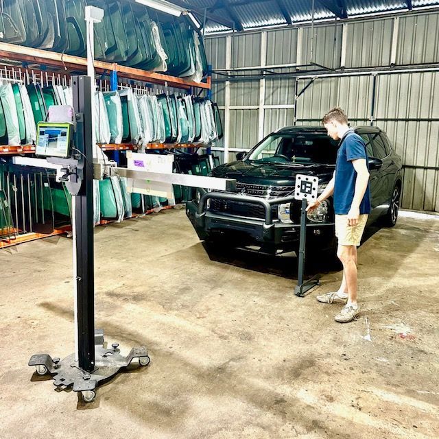 Black Car with New Windscreen — O'Brien Carglass & Tinting in Mareeba, QLD
