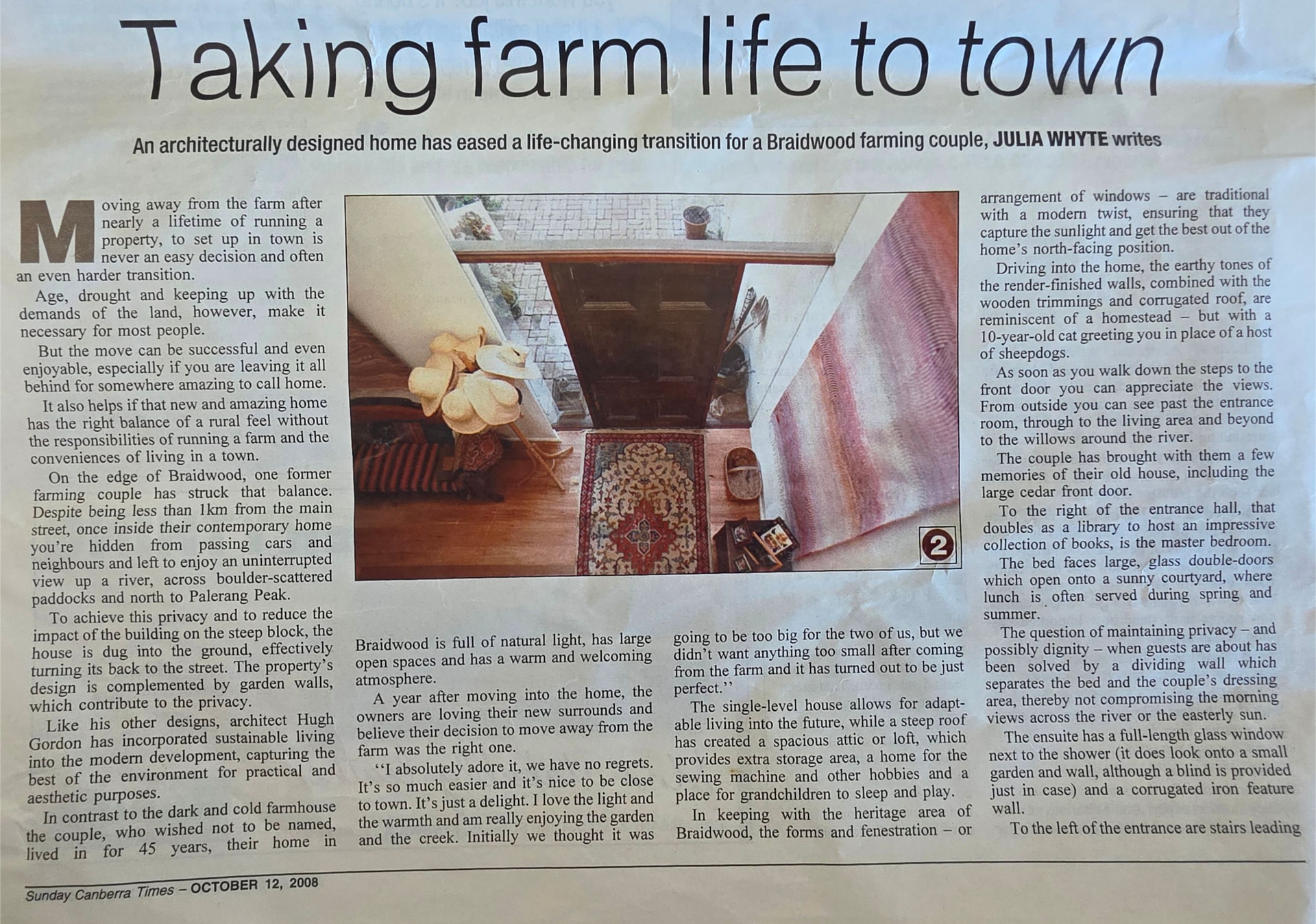 Newspaper article: 