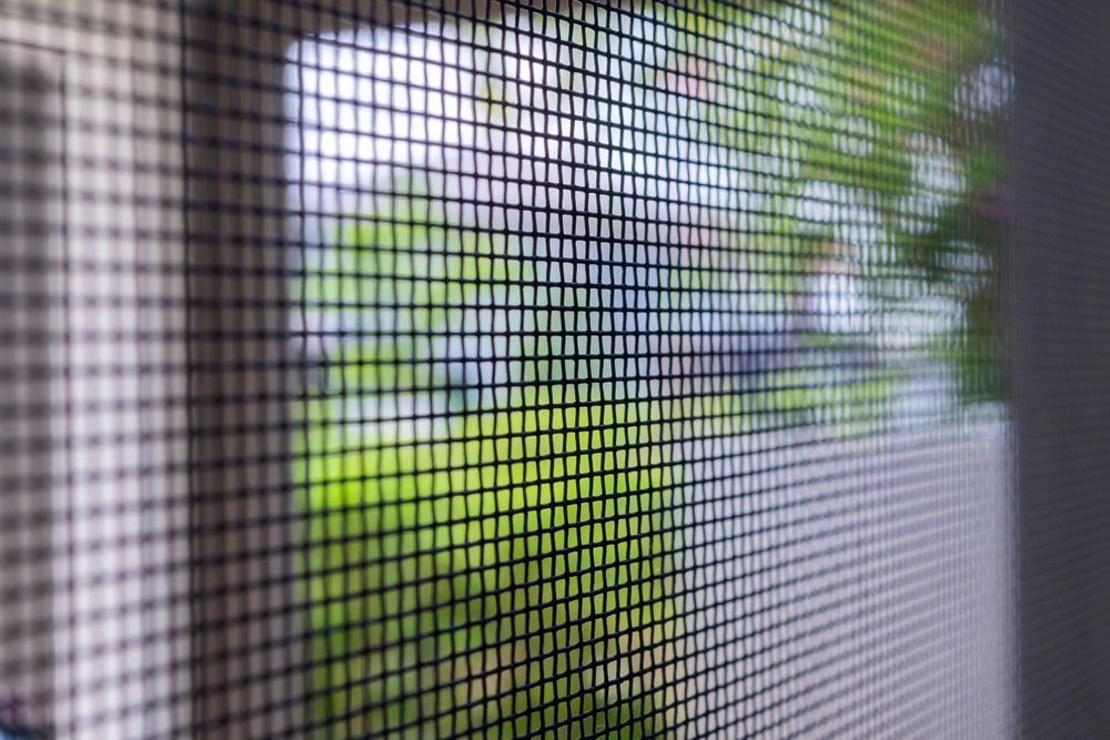 Close-Up of a White Security Door With a Black Handle — All Security Screens & Repairs In Bungalow, QLD