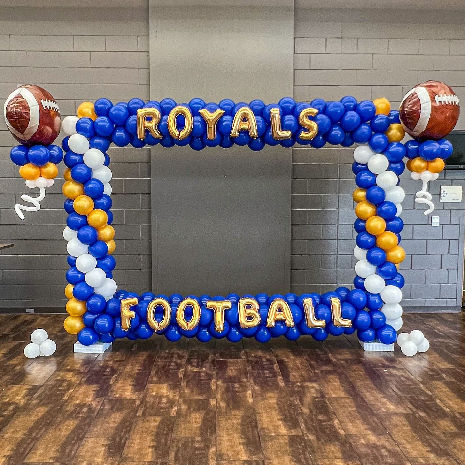 corporate event balloon arch and backdrop Orlando venue