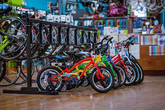 row of bikes