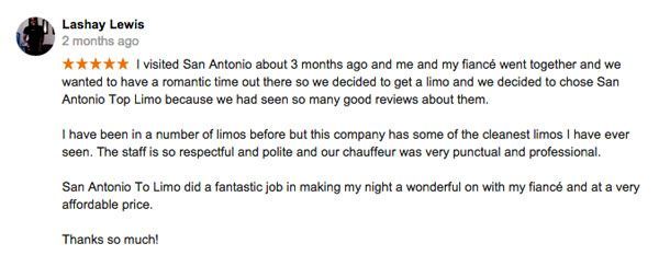 san antonio limo reviews