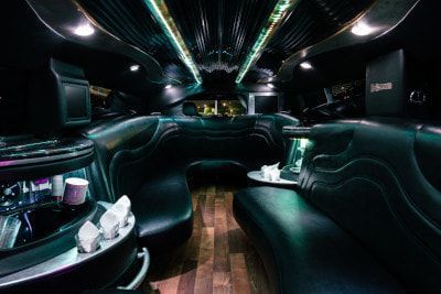 inside hummer limo