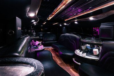 hummer limo led lights inside