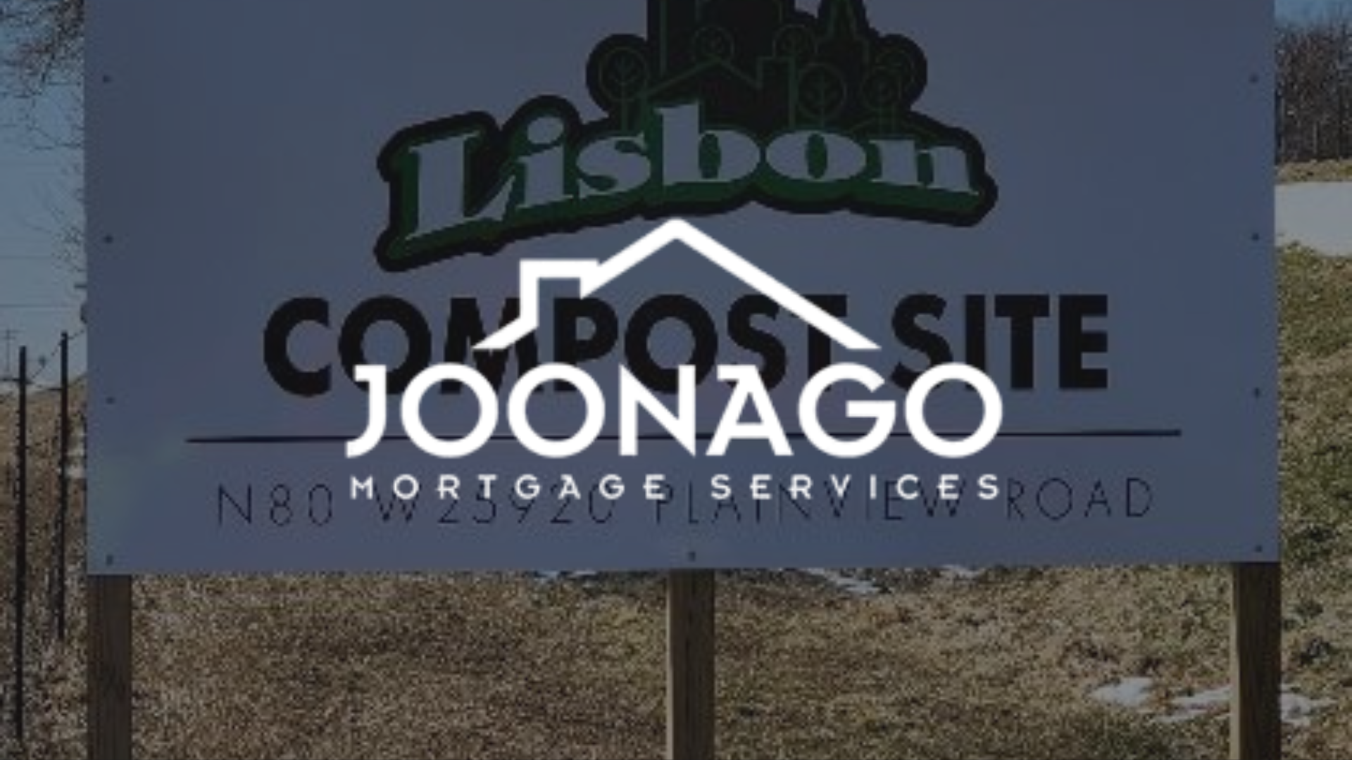 Sign for Lisbon Compost Site with 