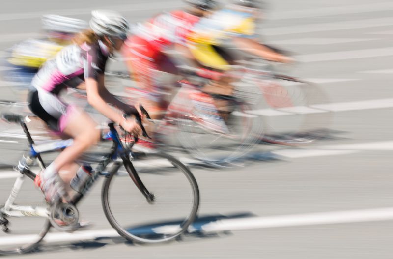Arrivo bicicletta