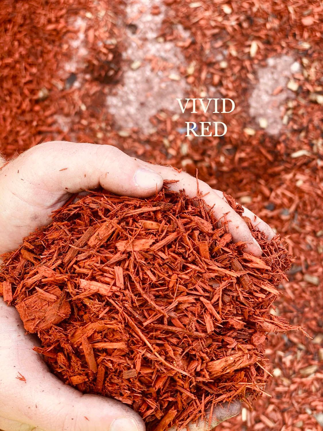 Vivid Red Mulch — State College, PA — Wood Bed Corp.