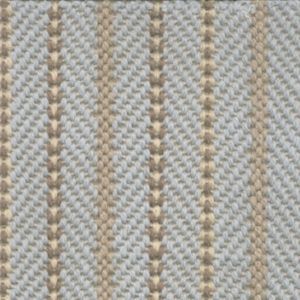 Light blue and beige herringbone patterned textile.