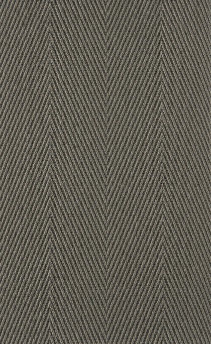 Close-up of gray herringbone-patterned fabric.