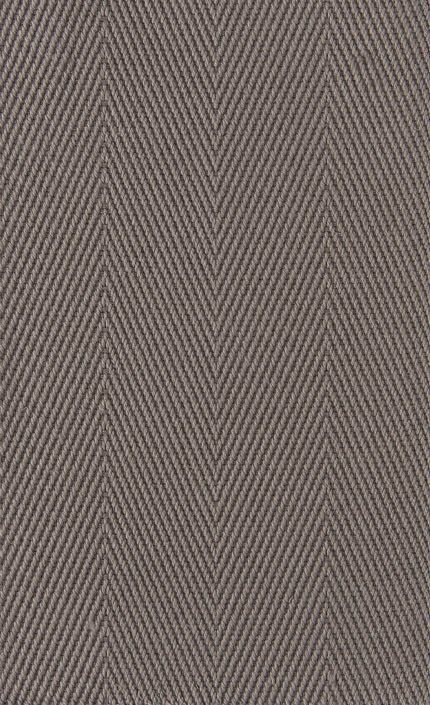 Brown fabric with a herringbone weave pattern.