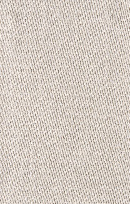 Beige fabric with diagonal ribbed texture.