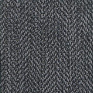 Herringbone pattern fabric in shades of gray.