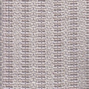 Close-up of a textured, light gray fabric with a woven pattern.