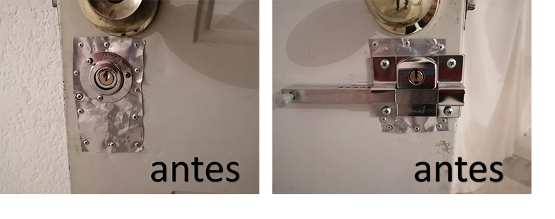 CERRAJERÍA CALDERÓN - Cerrajería antes y después