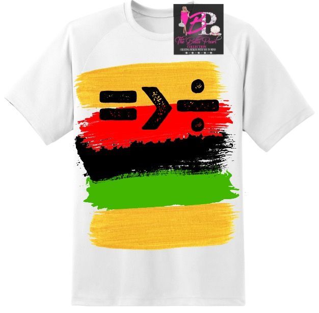 A black t-shirt with a rasta design on it
