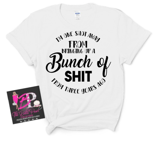 a black tshirt with 