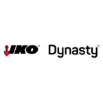 IKO Dynasty logo with "IKO" in black and red, "Dynasty" in black.