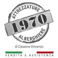 Logo for Attrezzature Alberghiere 1970 di Cassone Vincenzo, with green “Vendita e Assistenza” text