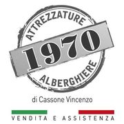 Logo for Attrezzature Alberghiere 1970 di Cassone Vincenzo, with green “Vendita e Assistenza” text