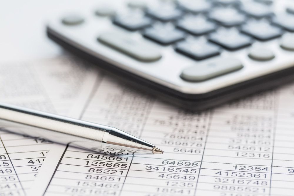 A Calculator Is On Balance Sheet Numbers Are Statistics — Clarence Property Consultants In Grafton, NSW